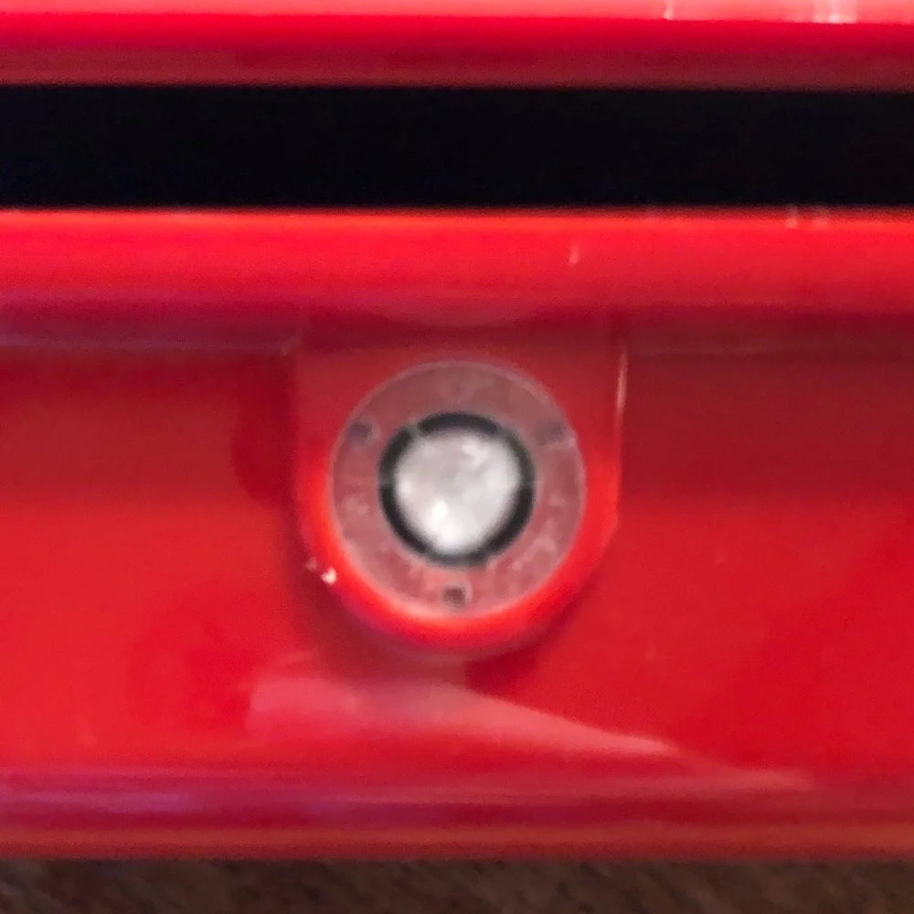 Legend Red Hard Plastic Waterproof Storage Case